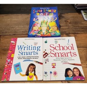 American Girl Books Lot of 3 writing school smarts